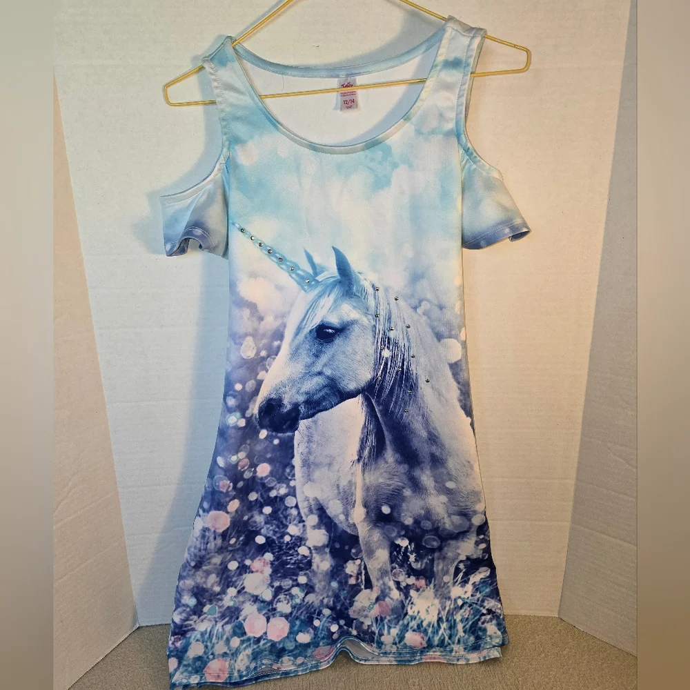 Justice Girl's Graphic T-Shirts and Camo Jacket Set size 12/14